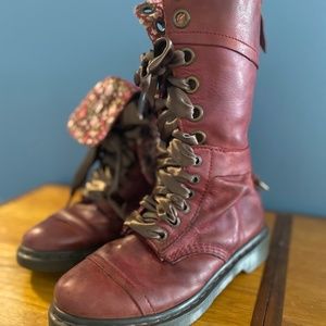 1914 Vintage Triumph Burgundy Dr. Marten’s size 7